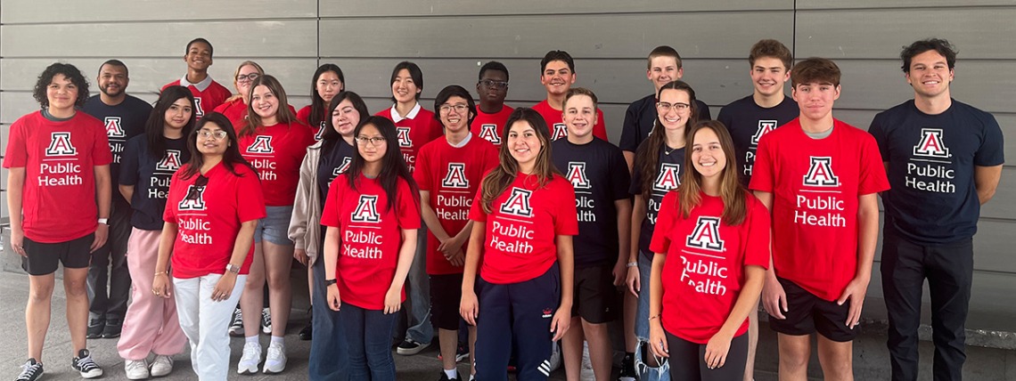 Group of high school student in the 2024 Young Global Leaders Program