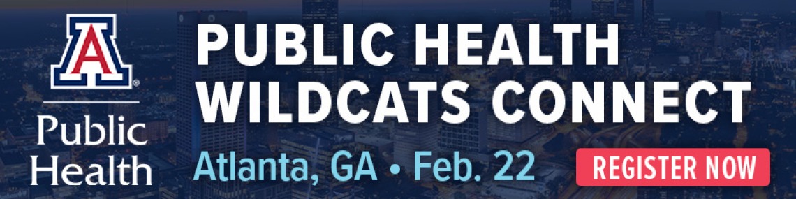 Photo showing Public Health Wildcats Connect, along with location & time ( Atlanta GA, Feb 22).