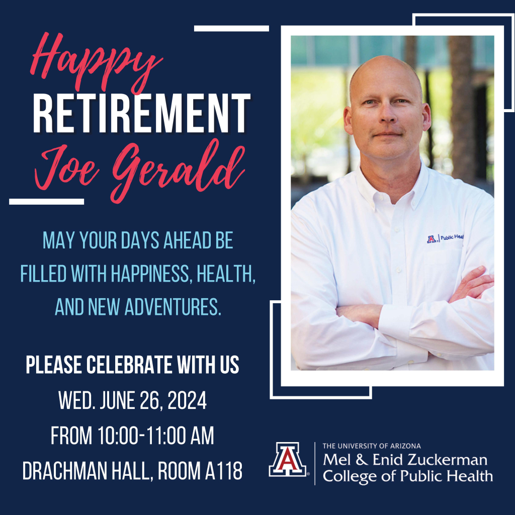 Invitation for Joe Gerald Retirement