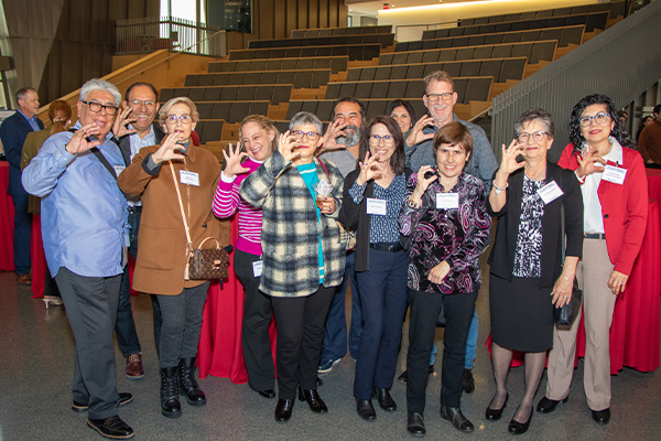 Guests from Phoenix, Mexico and Tucson celebrate Dr. Rosales