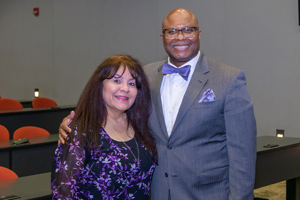 Blanca Alderete and Pastor Jonathan Smith