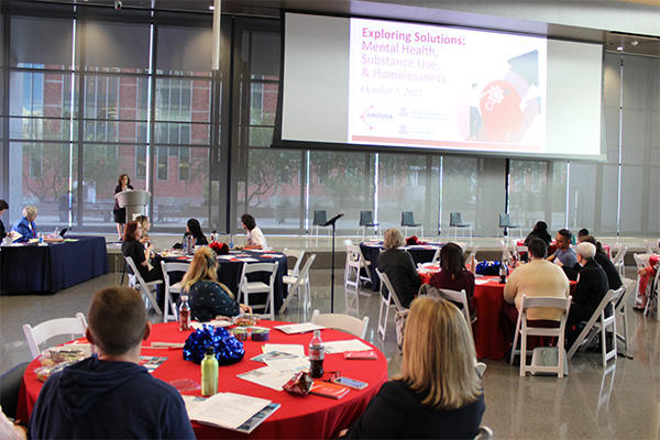 Dean Hakim welcoming participants